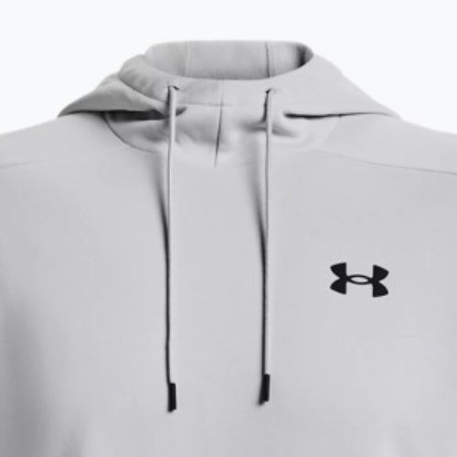 Pánská tréninková mikina Under Armour Armour Fleece Hoodie šedá 1373353-014