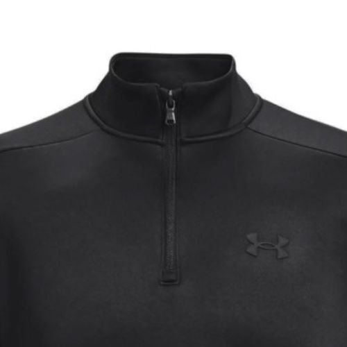 Under Armour Armour Fleece 1/4 Zip pánská tréninková mikina černá 1373358-001