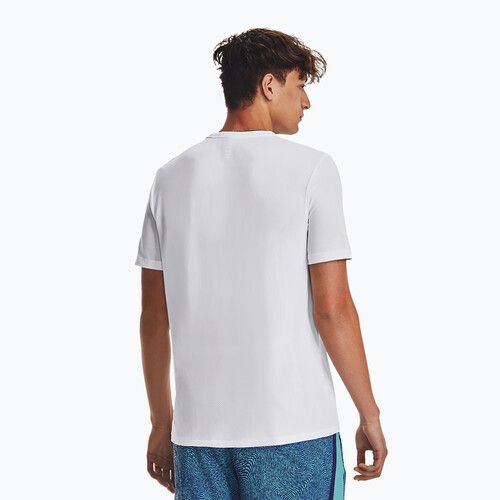 Under Armour Seamless Stride pánské běžecké tričko bílé 1375692