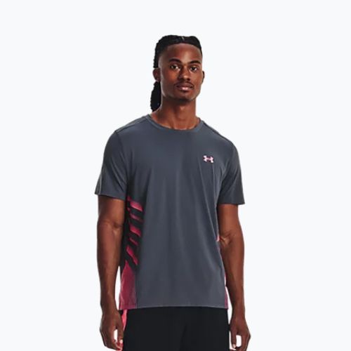 Pánské běžecké tričko Under Armour Iso-Chill Laser Heat šedé 1376518