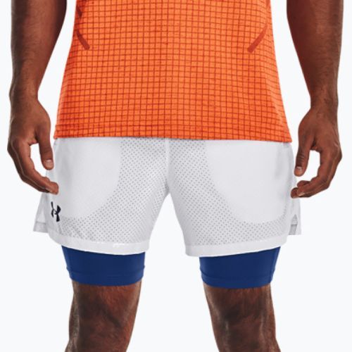 Pánské tréninkové šortky Under Armour Vanish Wvn 2In1 Vent Sts white 1376783