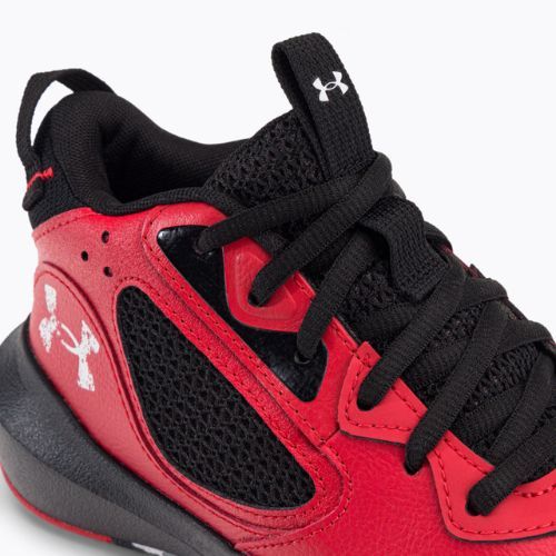 Under Armour GS Lockdown 6 dětská basketbalová obuv červená 3025617