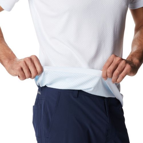 Pánské trekingové tričko Columbia Zero Rules bílé 1533313100