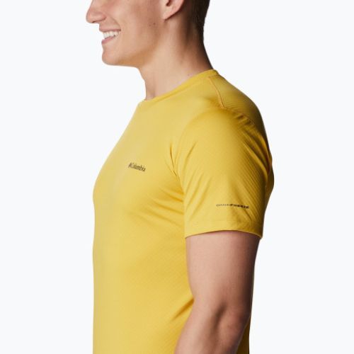 Pánské trekingové tričko Columbia Zero Rules žluté 1533313742