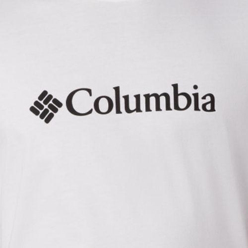 Pánské trekingové tričko  Columbia CSC Basic Logo bílé 1680053100