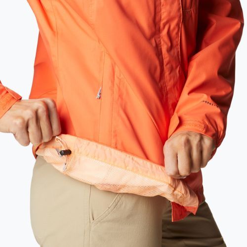Dámská nepromokavá bunda Columbia Pouring Adventure II oranžová 1760071853