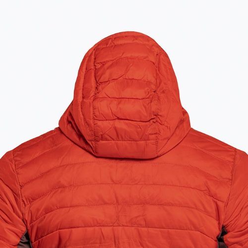 Pánská hybridní bunda Columbia Powder Pass Hooded červená 1773271839
