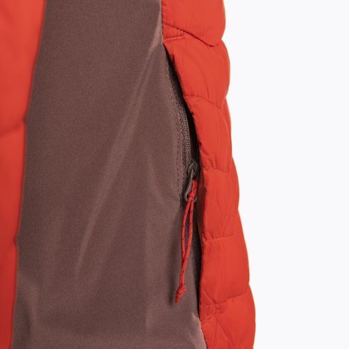 Pánská hybridní bunda Columbia Powder Pass Hooded červená 1773271839