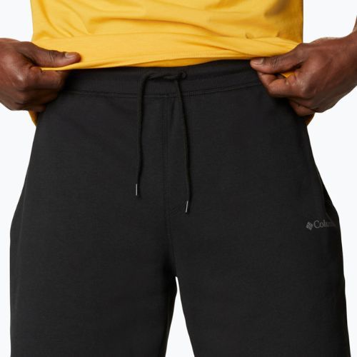 Pánské trekingové kraťasy Columbia Logo Fleece černé 1884601010