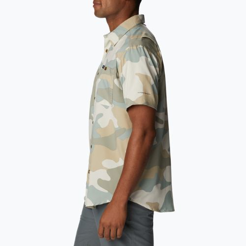 Pánská trekingová košile Columbia Utilizer Printed Woven SS Niagara Mod Camo 1990825