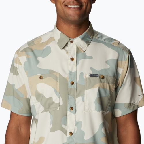 Pánská trekingová košile Columbia Utilizer Printed Woven SS Niagara Mod Camo 1990825