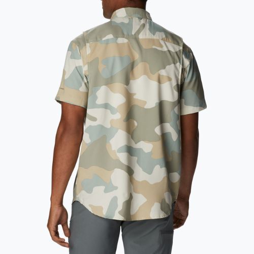 Pánská trekingová košile Columbia Utilizer Printed Woven SS Niagara Mod Camo 1990825