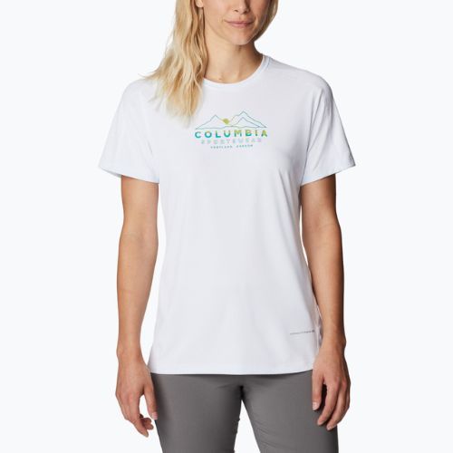Columbia dámské trekové tričko Zero Rules Graphic Crew white 1991583101