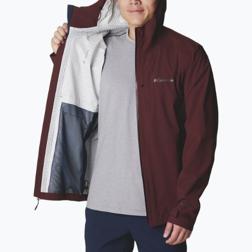 Columbia Omni-Tech Ampli-Dry pánská membránová bunda do deště bordó 1932854
