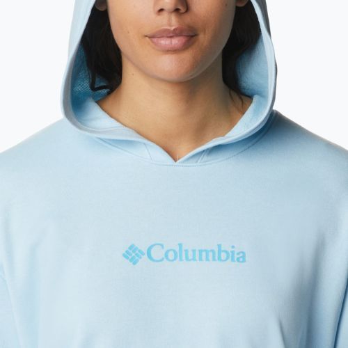 Dámská trekingová mikina Columbia Logo III French Terry modrá 2032871490