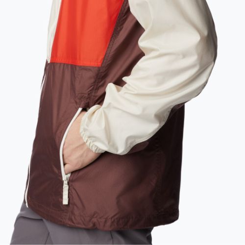 Pánská bunda větrovka Columbia Trail Traveler light raisin/spicy/chalk 2036873640