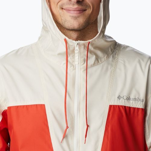 Pánská bunda větrovka Columbia Trail Traveler light raisin/spicy/chalk 2036873640