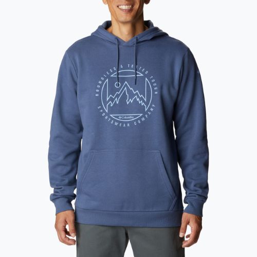 Pánská trekingová mikina Columbia CSC Graphic Hoodie tmavě modrá 2040621