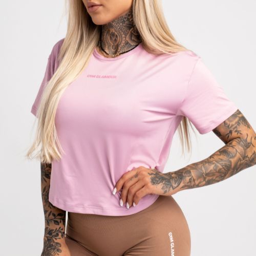 Dámské sportovní tričko Gym Glamour Sport Pink 426