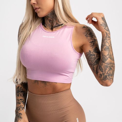 Dámský top vázací Gym Glamour  Pink 442