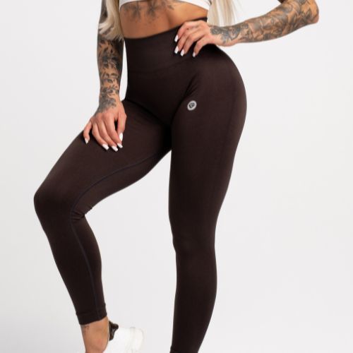 Dámské trekingové legíny  Gym Glamour Flexible Brownie 428