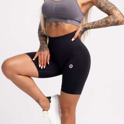 Dámské fitness kraťasy Gym Glamour Flexible Anthracite 435