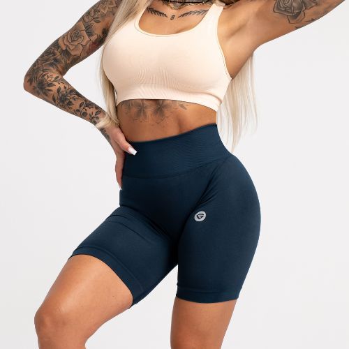 Dámské fitness kraťasy Gym Glamour Flexible Dark Sea 437
