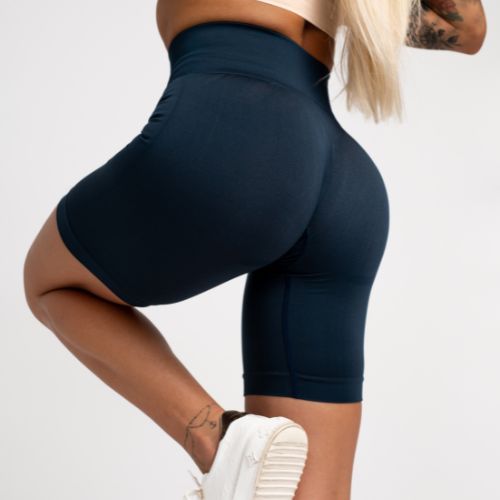 Dámské fitness kraťasy Gym Glamour Flexible Dark Sea 437