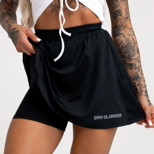 Sportovní sukně Gym Glamour Black 415