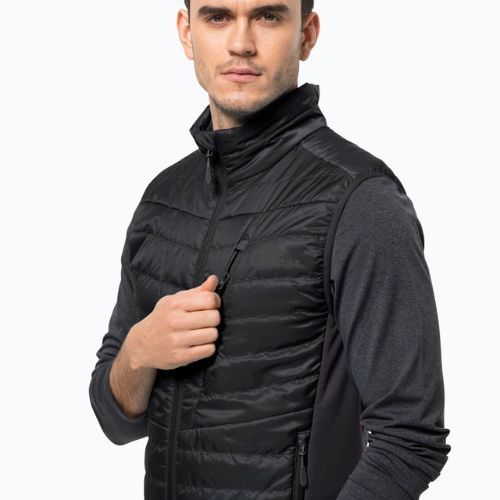 Jack Wolfskin Routeburn Pro Ins pánská turistická bunda bez rukávů černá 1206871_6000_004