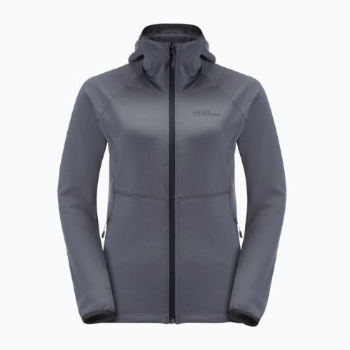 Dámská trekingová mikina Jack Wolfskin  Kolbenberg Hooded FZ šedá 1711071