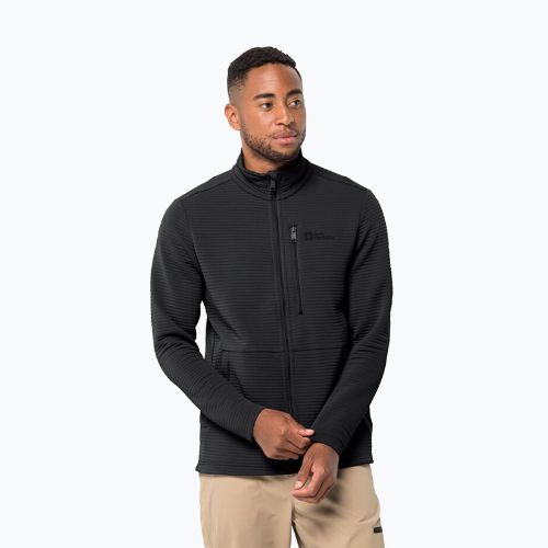 Pánská trekingová mikina Jack Wolfskin Modesto černá 1706483