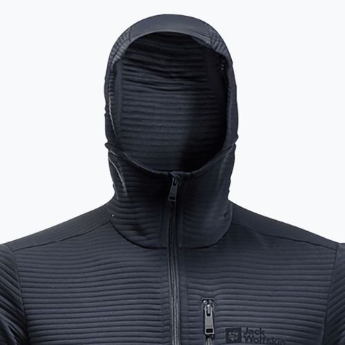 Pánská trekingová mikina Jack Wolfskin Modesto Hooded tmavě modrá 1706493