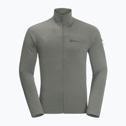 Pánská trekingová mikina Jack Wolfskin Prelight FZ zelená 1711001