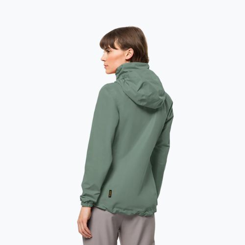 Dámská nepromokavá bunda Jack Wolfskin Stormy Point 2L zelená 1111202