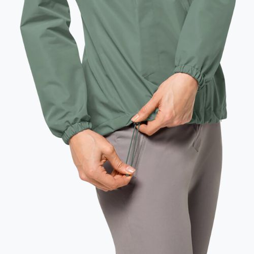 Dámská nepromokavá bunda Jack Wolfskin Stormy Point 2L zelená 1111202