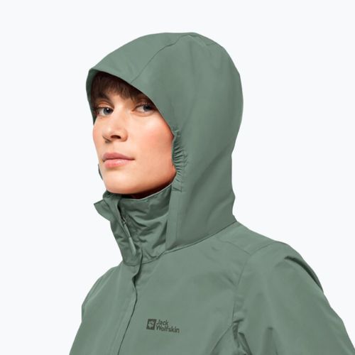 Dámská nepromokavá bunda Jack Wolfskin Stormy Point 2L zelená 1111202