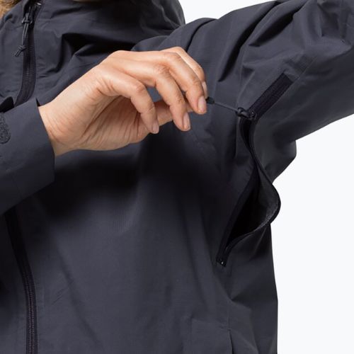 Jack Wolfskin dámská bunda do deště Elsberg 2.5L šedá 1115951_1388_002