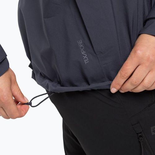 Jack Wolfskin dámská bunda do deště Elsberg 2.5L šedá 1115951_1388_002