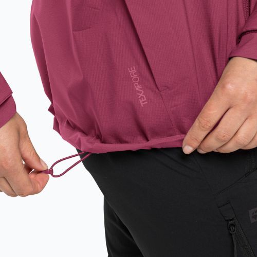 Jack Wolfskin dámská bunda do deště Elsberg 2.5L červená 1115951_2198_005