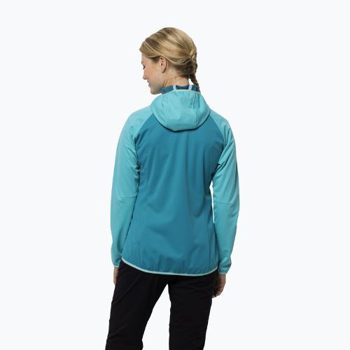 Dámská softshellová bunda Jack Wolfskin Go Hike Softshell modrá 1306862