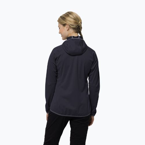 Dámská softshellová bunda Jack Wolfskin Go Hike Softshell šeá 1306862