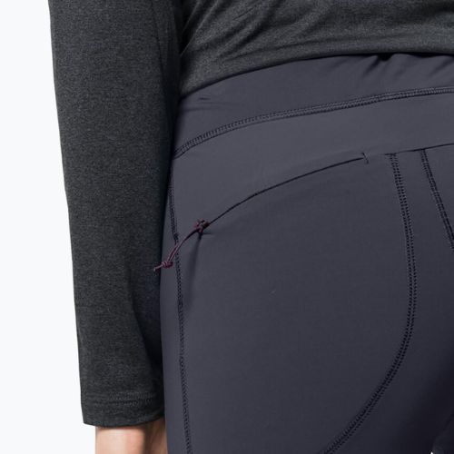 Dámské trekingové legíny Jack Wolfskin Salmaser Tights šedé1507781
