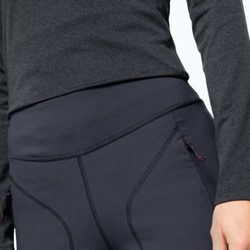 Dámské trekingové legíny Jack Wolfskin Salmaser Tights šedé1507781