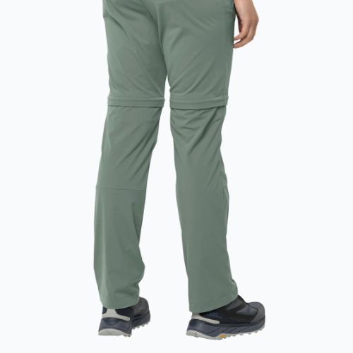 Dámské softshellové kalhoty Jack Wolfskin Glastal Zip Off green 1508151_4151_042