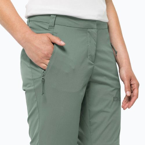 Dámské softshellové kalhoty Jack Wolfskin Glastal Zip Off green 1508151_4151_042