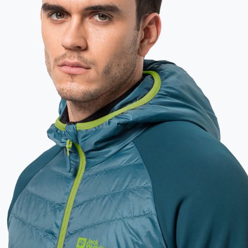 Pánská hybridní bunda Jack Wolfskin Routeburn Pro Hybrid modrá 1710511