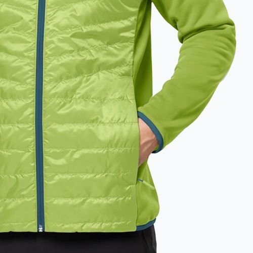 Pánská hybridní bunda Jack Wolfskin Routeburn Pro Hybrid zelená 1710511