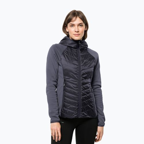 Dámská hybridní bunda Jack Wolfskin Routeburn Pro Hybrid šedá1710861