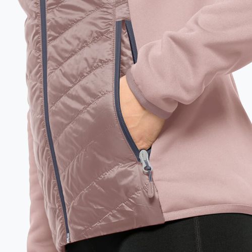 Dámská hybridní bunda Jack Wolfskin Routeburn Pro Hybrid růžová1710861